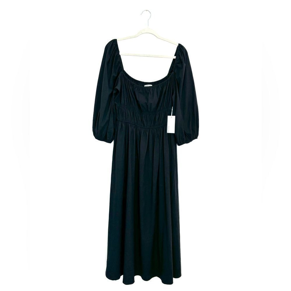 NWT Reformation Bennie midi dress in black - Picture 10 of 15